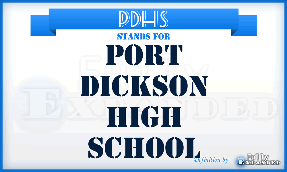 PDHS - Port Dickson High School