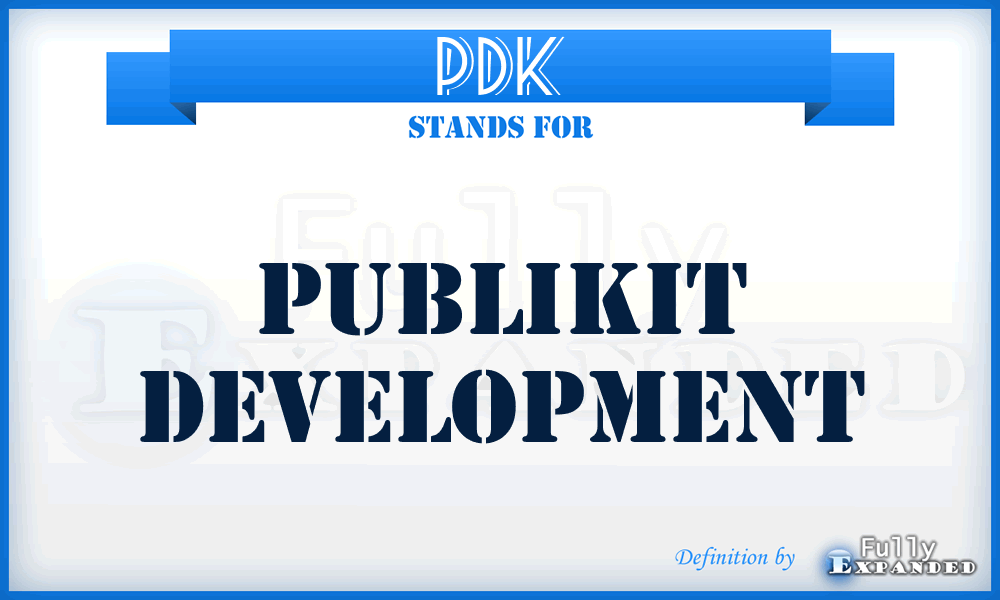 PDK - Publikit Development
