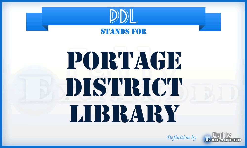 PDL - Portage District Library