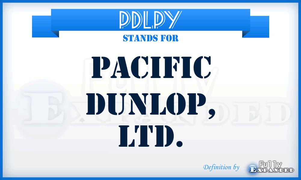 PDLPY - Pacific Dunlop, LTD.