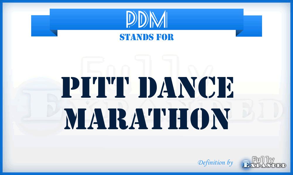 PDM - Pitt Dance Marathon