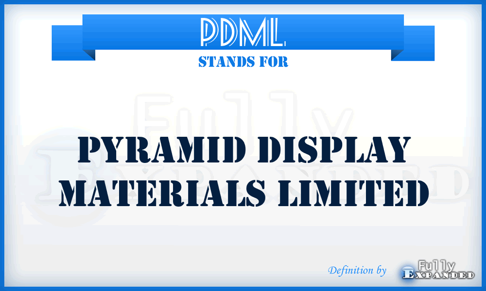 PDML - Pyramid Display Materials Limited