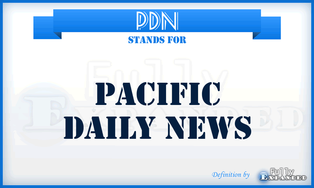 PDN - Pacific Daily News