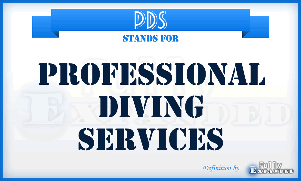 PDS - Professional Diving Services
