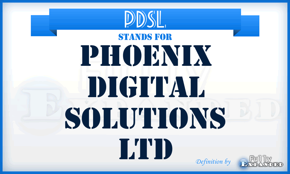 PDSL - Phoenix Digital Solutions Ltd