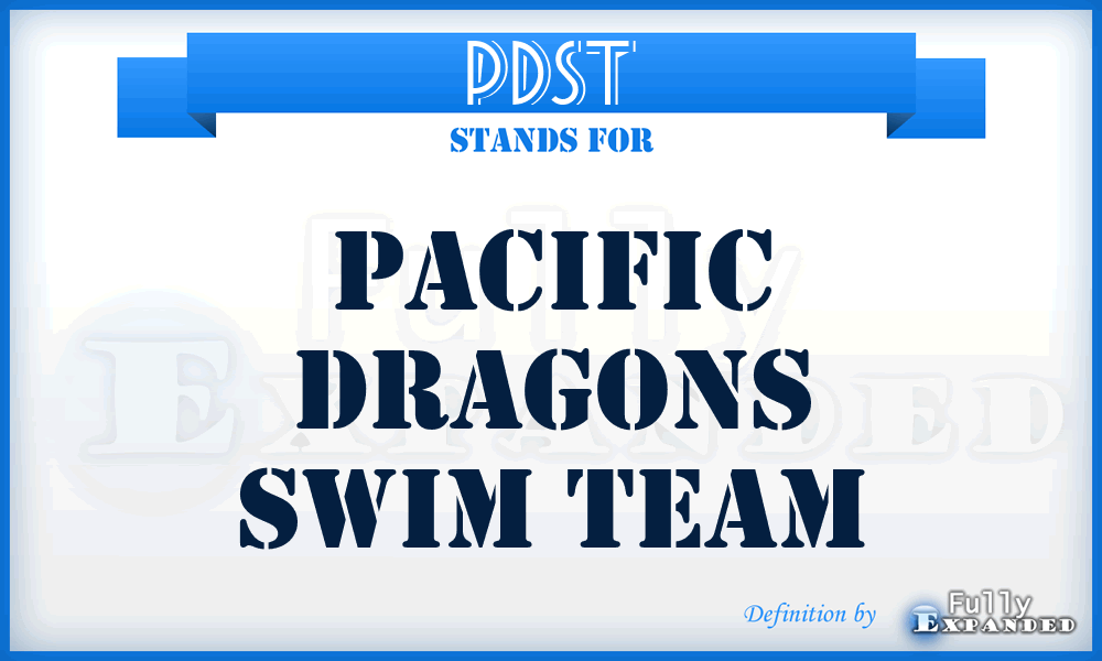 PDST - Pacific Dragons Swim Team