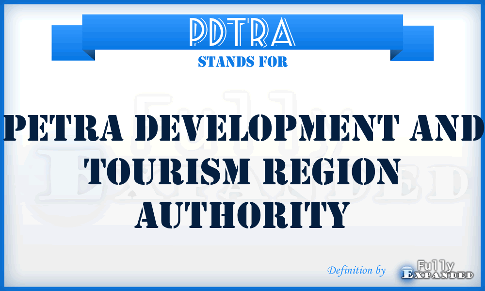 PDTRA - Petra Development and Tourism Region Authority