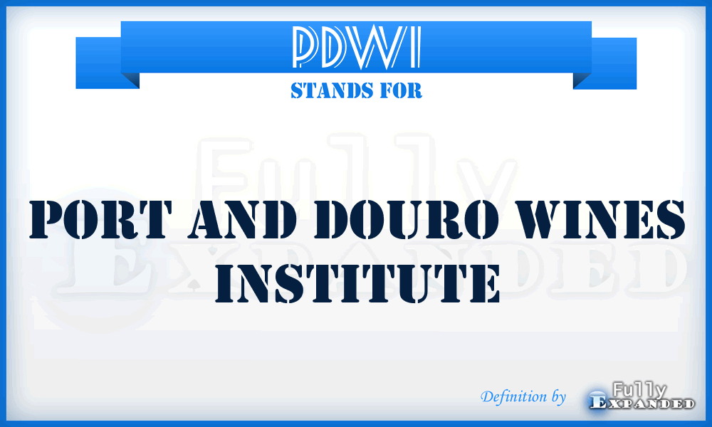 PDWI - Port and Douro Wines Institute