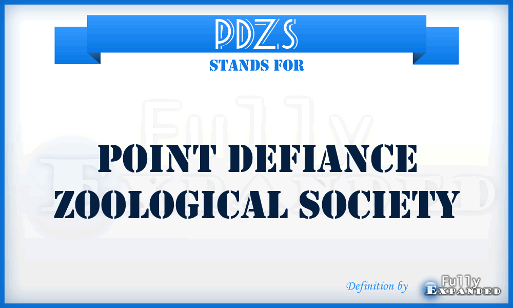 PDZS - Point Defiance Zoological Society