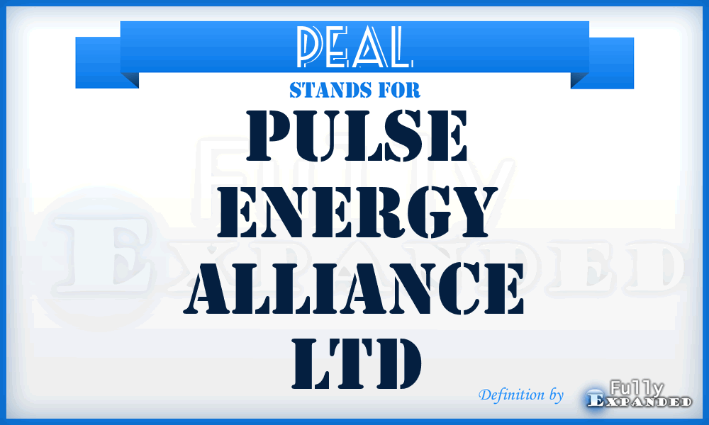 PEAL - Pulse Energy Alliance Ltd