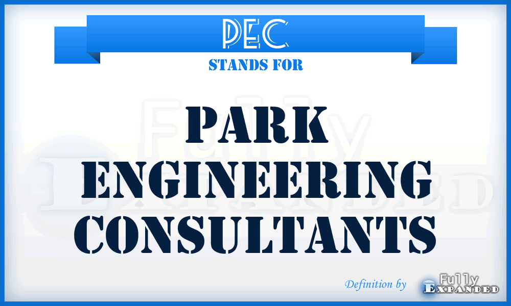 PEC - Park Engineering Consultants