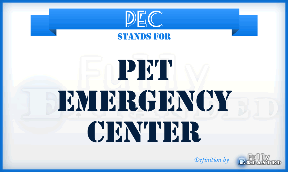 PEC - Pet Emergency Center