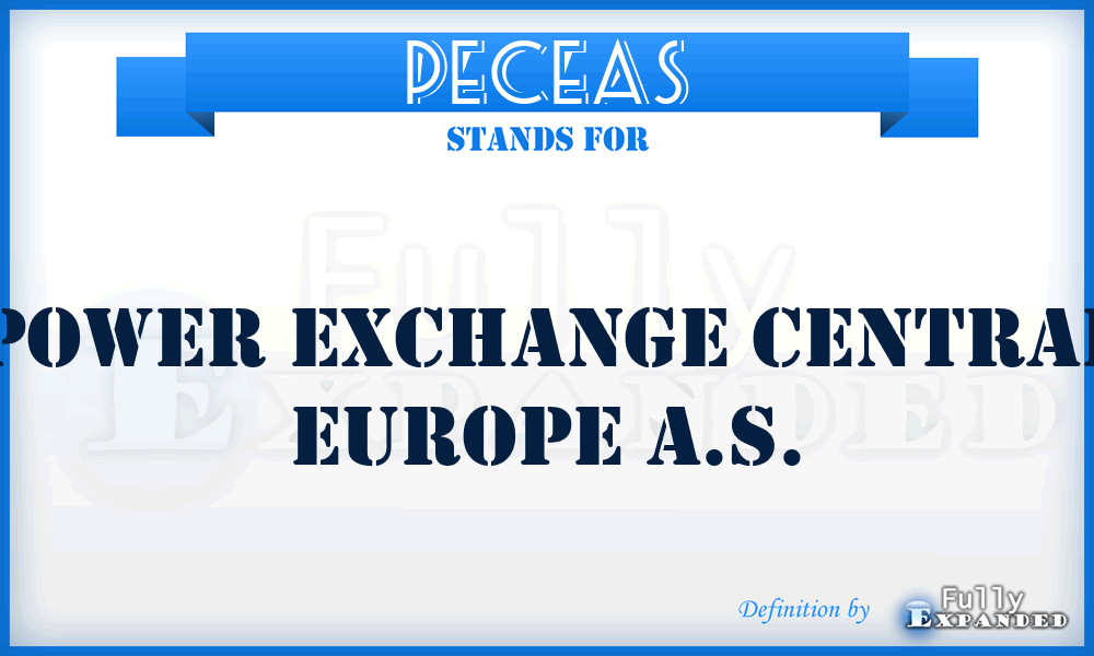 PECEAS - Power Exchange Central Europe A.S.