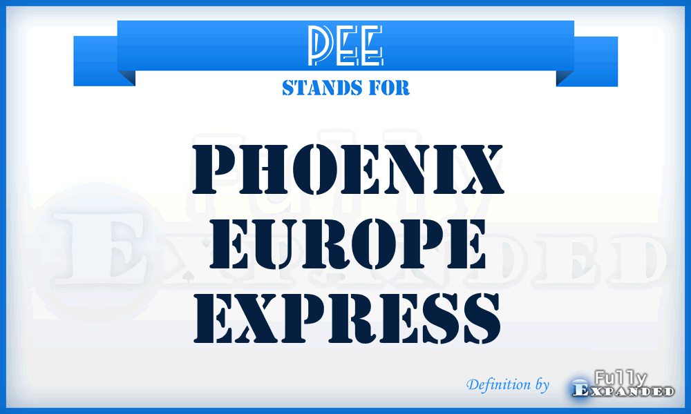 PEE - Phoenix Europe Express