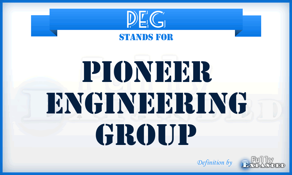 PEG - Pioneer Engineering Group