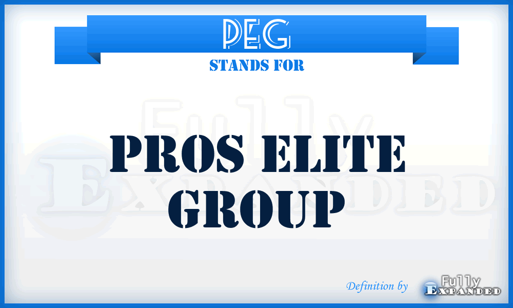 PEG - Pros Elite Group