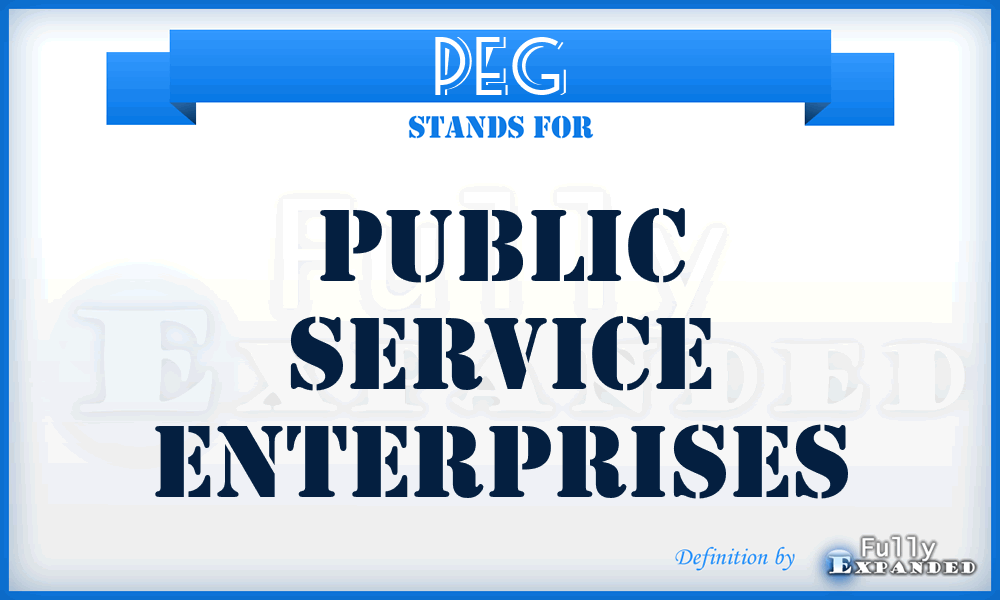 PEG - Public Service Enterprises