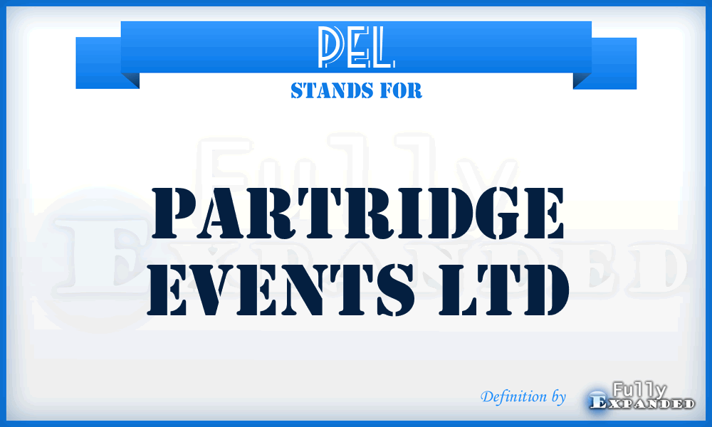 PEL - Partridge Events Ltd