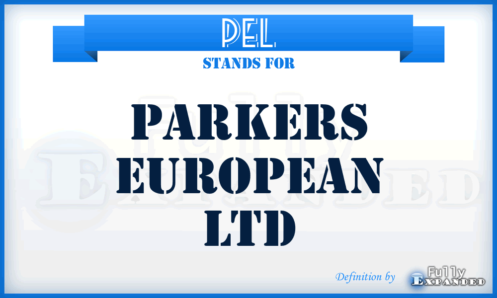 PEL - Parkers European Ltd