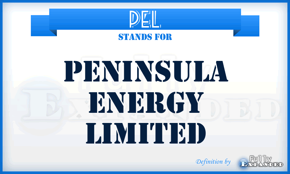 PEL - Peninsula Energy Limited