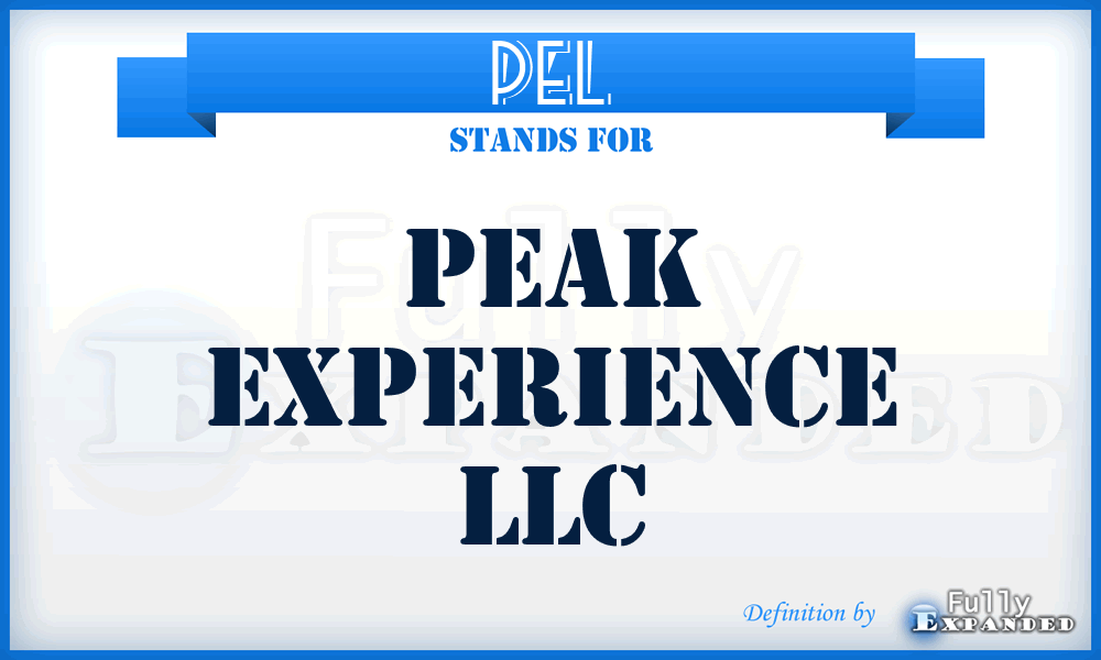 PEL - Peak Experience LLC