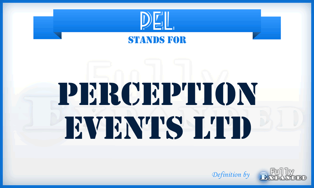 PEL - Perception Events Ltd