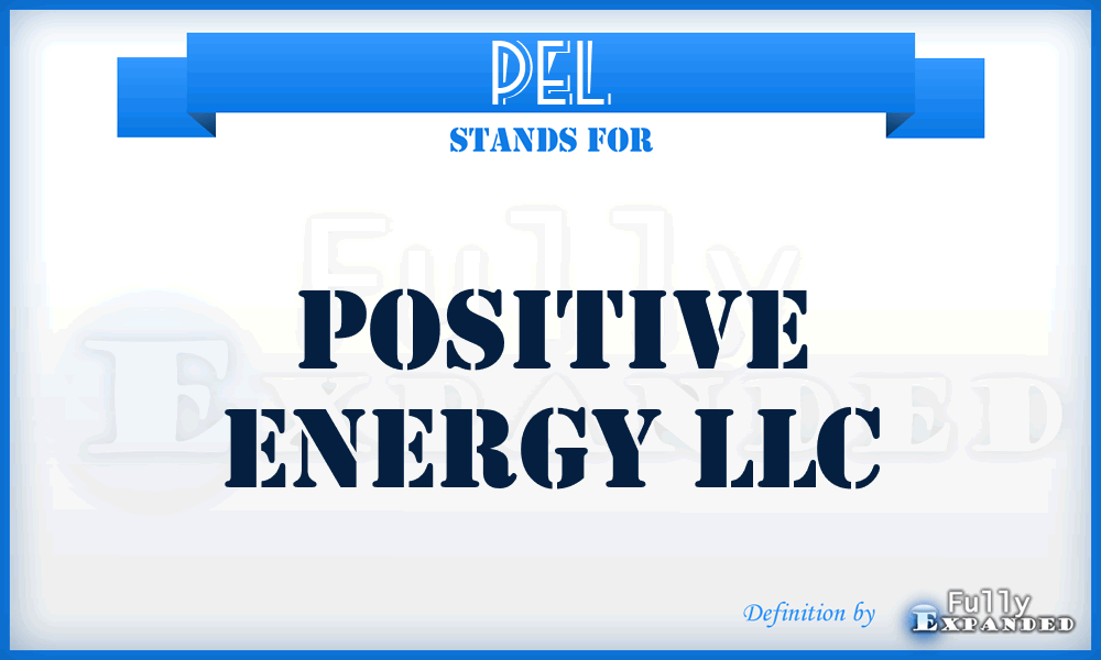 PEL - Positive Energy LLC