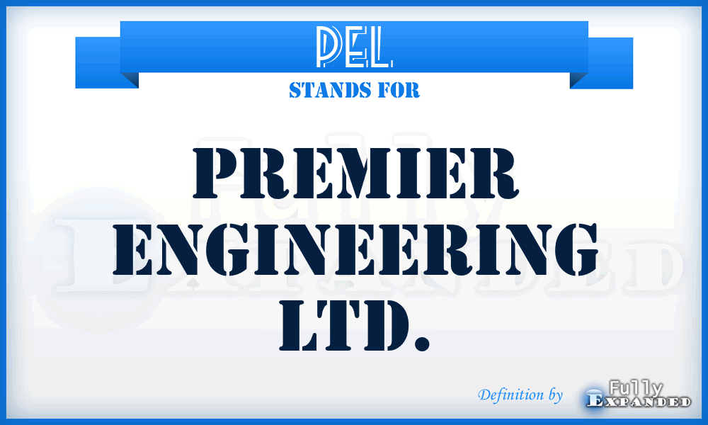 PEL - Premier Engineering Ltd.