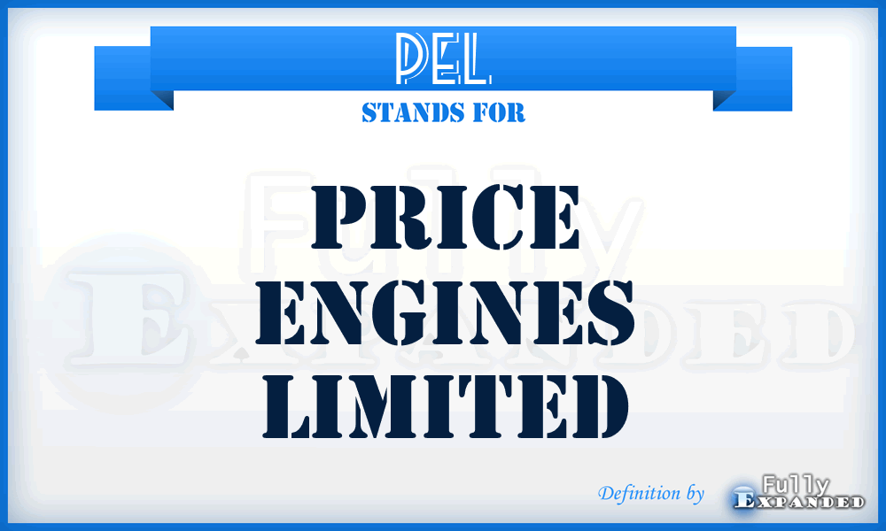 PEL - Price Engines Limited