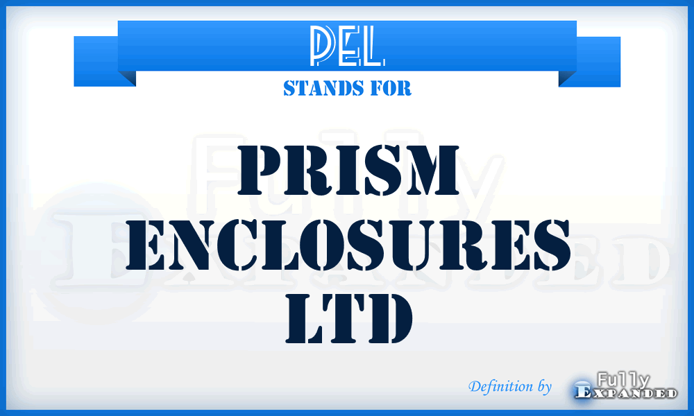 PEL - Prism Enclosures Ltd