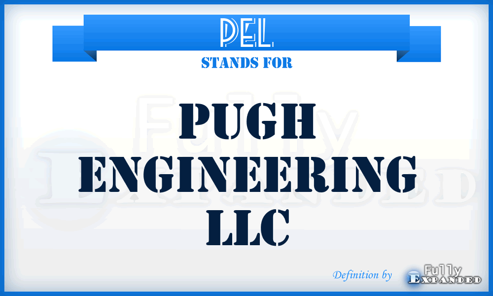 PEL - Pugh Engineering LLC