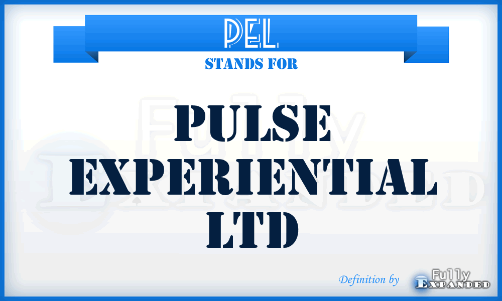 PEL - Pulse Experiential Ltd