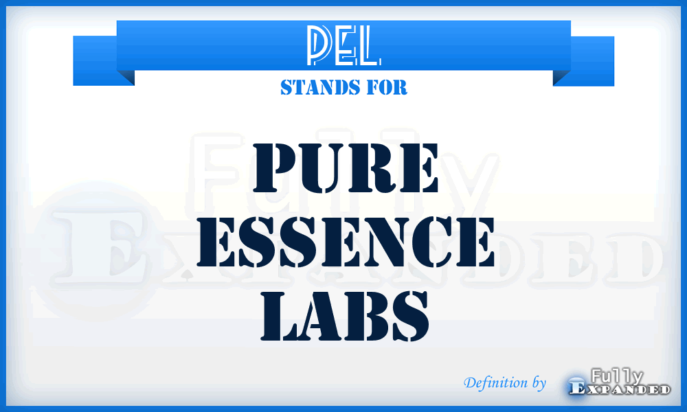PEL - Pure Essence Labs