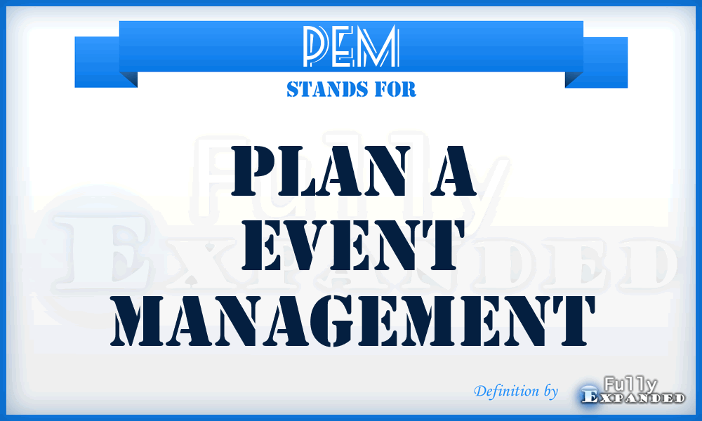PEM - Plan a Event Management