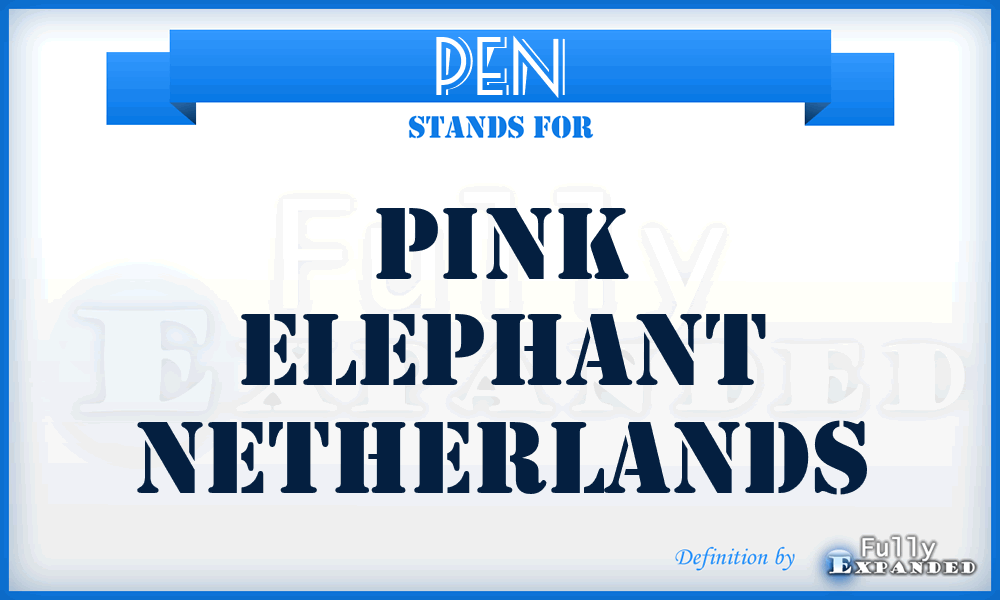 PEN - Pink Elephant Netherlands