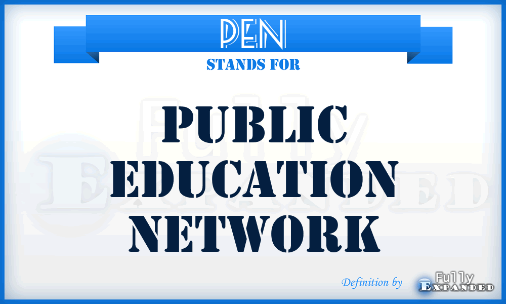 PEN - Public Education Network