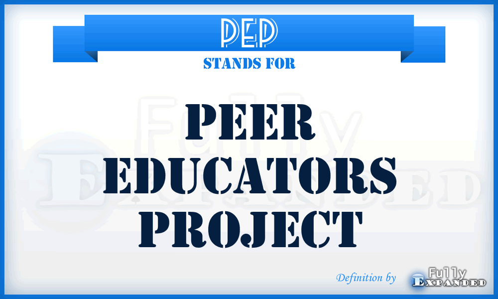 PEP - Peer Educators Project