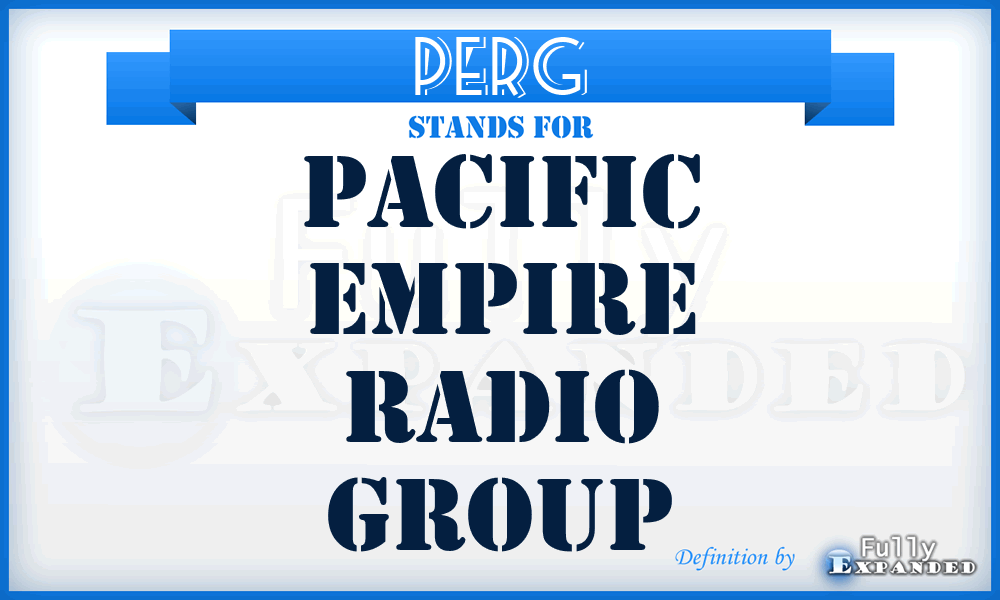 PERG - Pacific Empire Radio Group