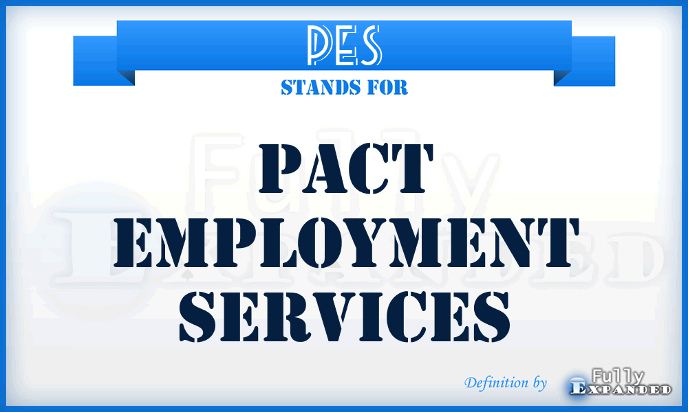 PES - Pact Employment Services