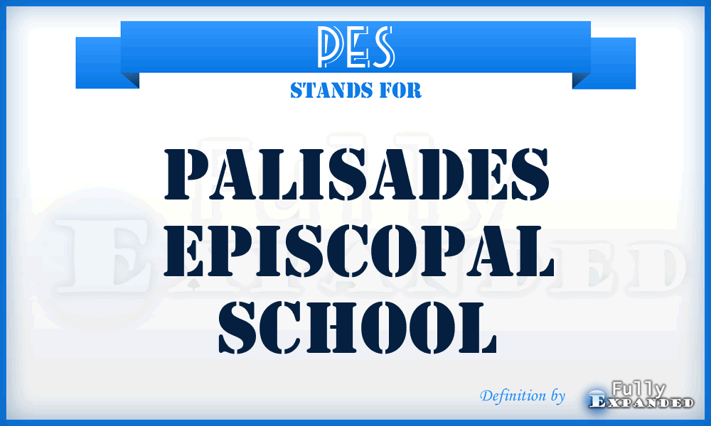 PES - Palisades Episcopal School