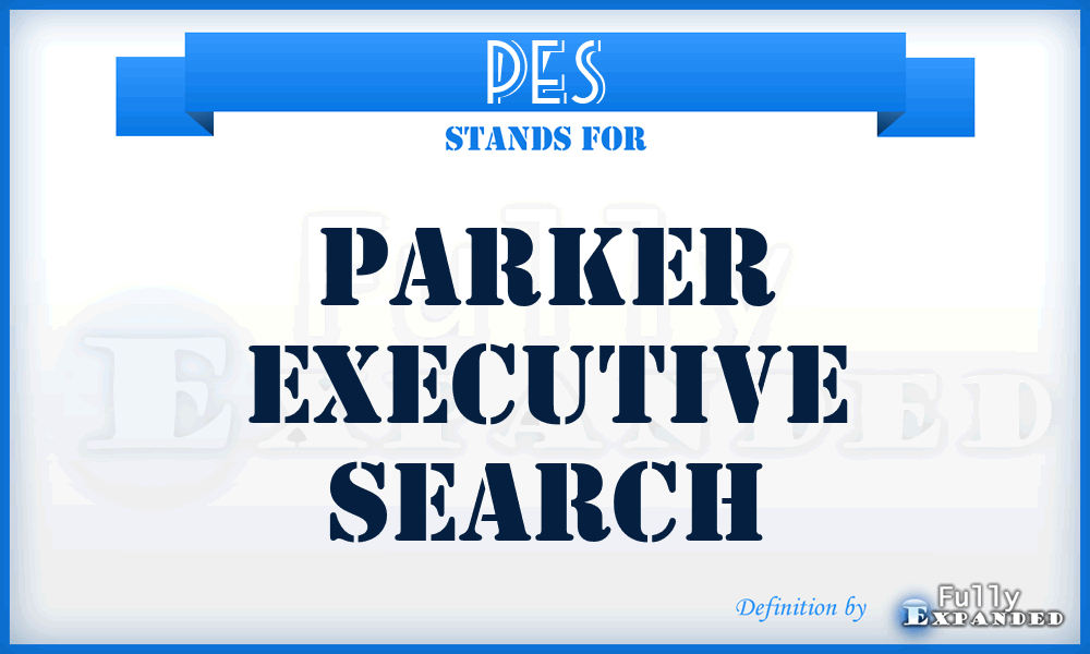 PES - Parker Executive Search