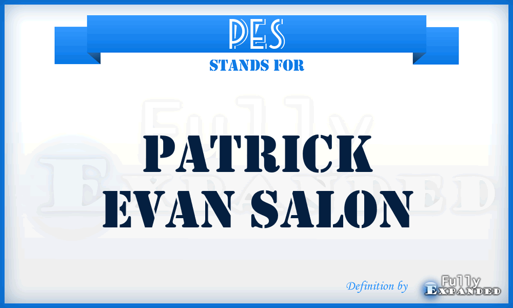 PES - Patrick Evan Salon
