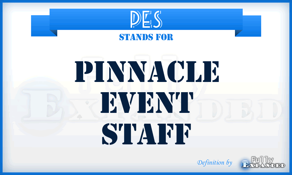 PES - Pinnacle Event Staff