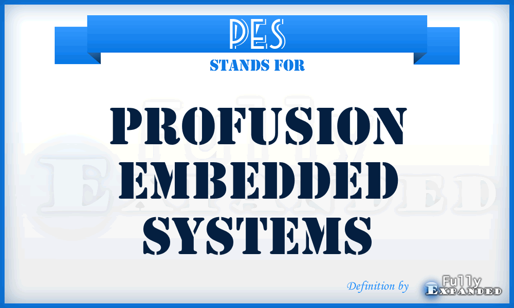 PES - Profusion Embedded Systems