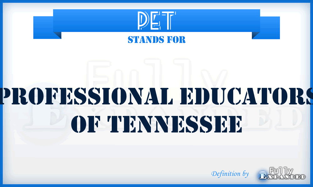 PET - Professional Educators of Tennessee