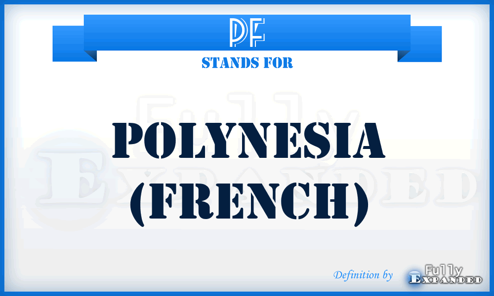 PF - Polynesia (French)