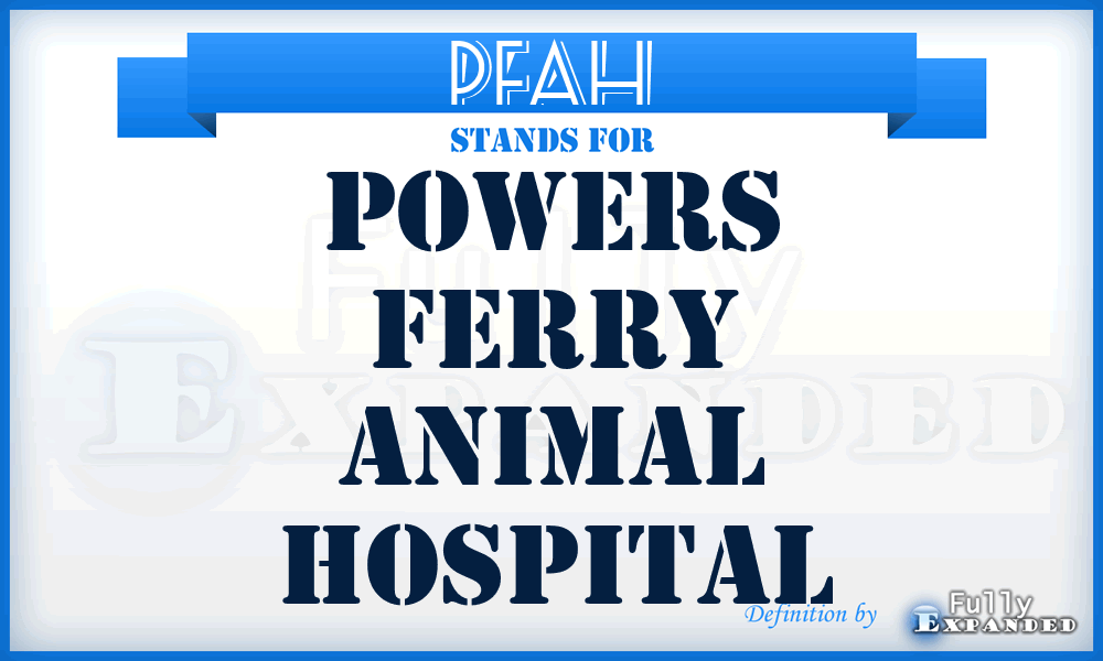 PFAH - Powers Ferry Animal Hospital