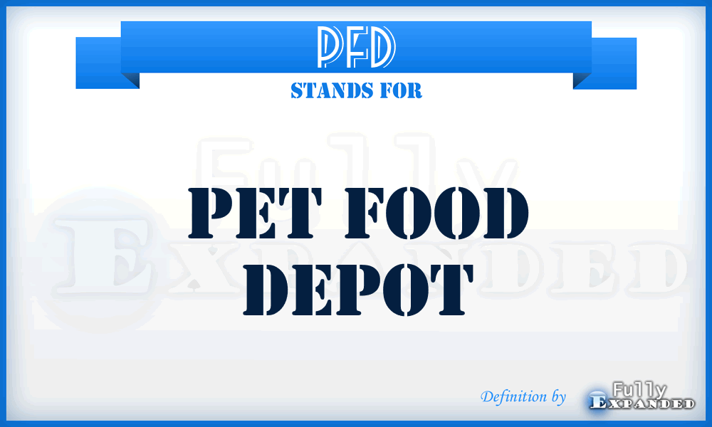 PFD - Pet Food Depot