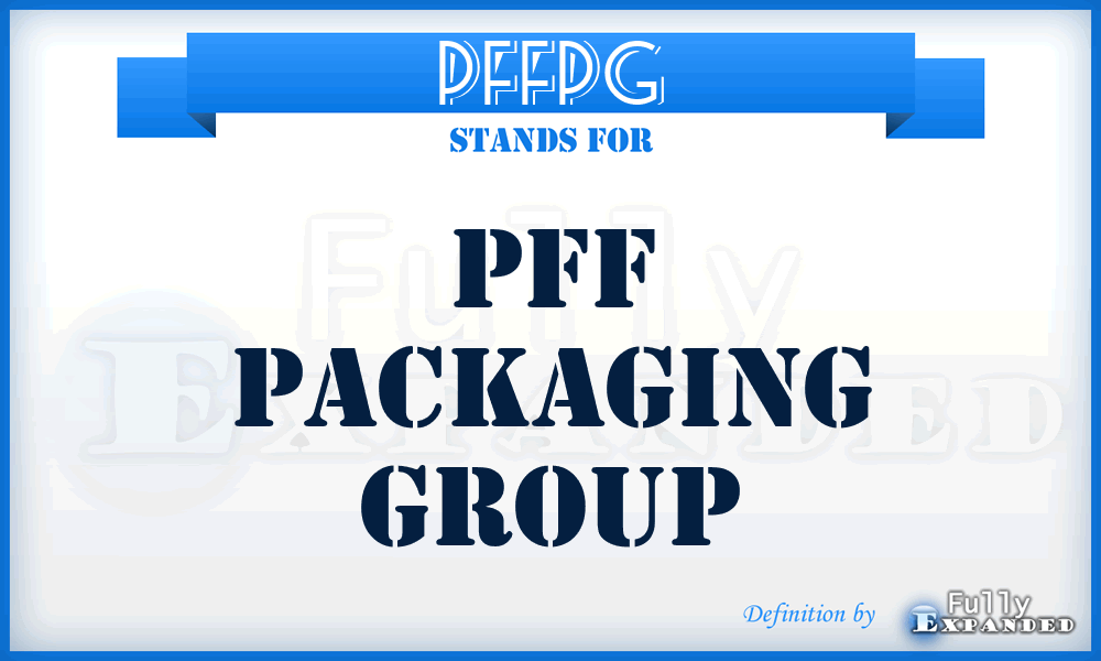 PFFPG - PFF Packaging Group