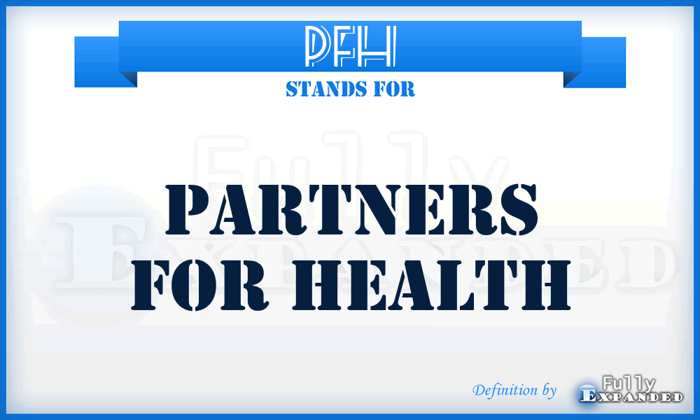 PFH - Partners For Health